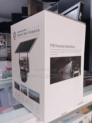 Solar CCTV Camera With 10 Meters Sensor to Trigger an Alarm