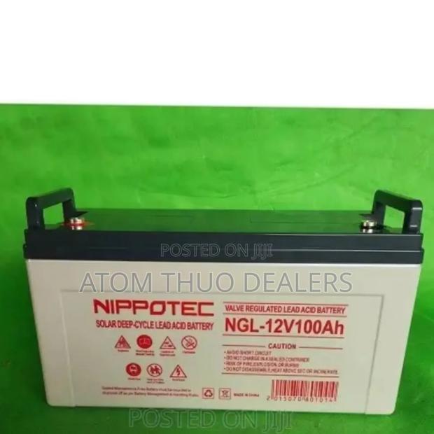 Nippotec 100ah Solar Deep Cycle Lead Acid Battery