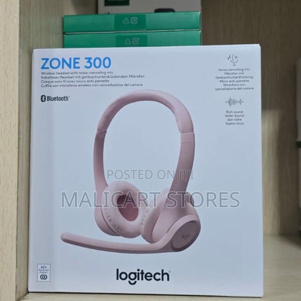 Logitech Zone 300 Wireless Bluetooth Headset With Noise-Cancelling - main view