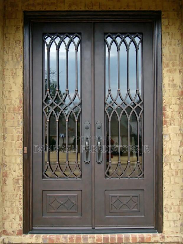 Elegant Double Metal Door - main view