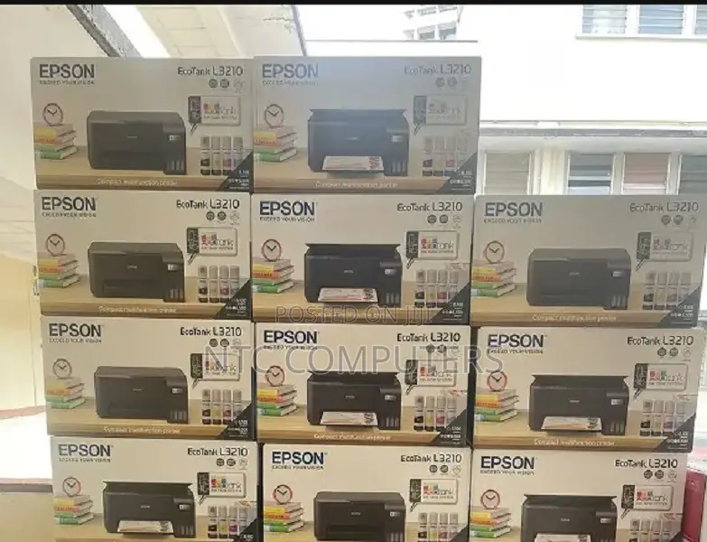 Epson L3210 Ink Tank Printer - Print, Scan, Copy With Ink Five