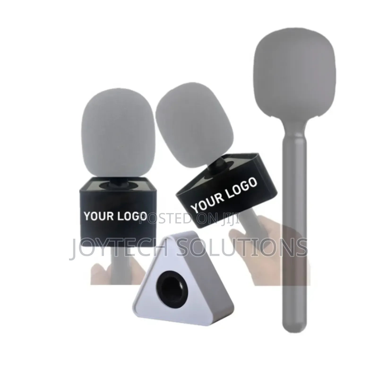 Conference, Interview, Square Microphone Flags