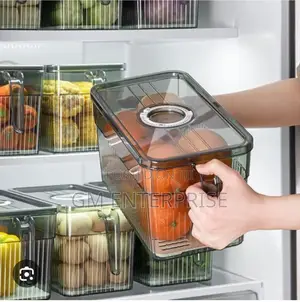 Acrylic Food Fridge Container Organizer*