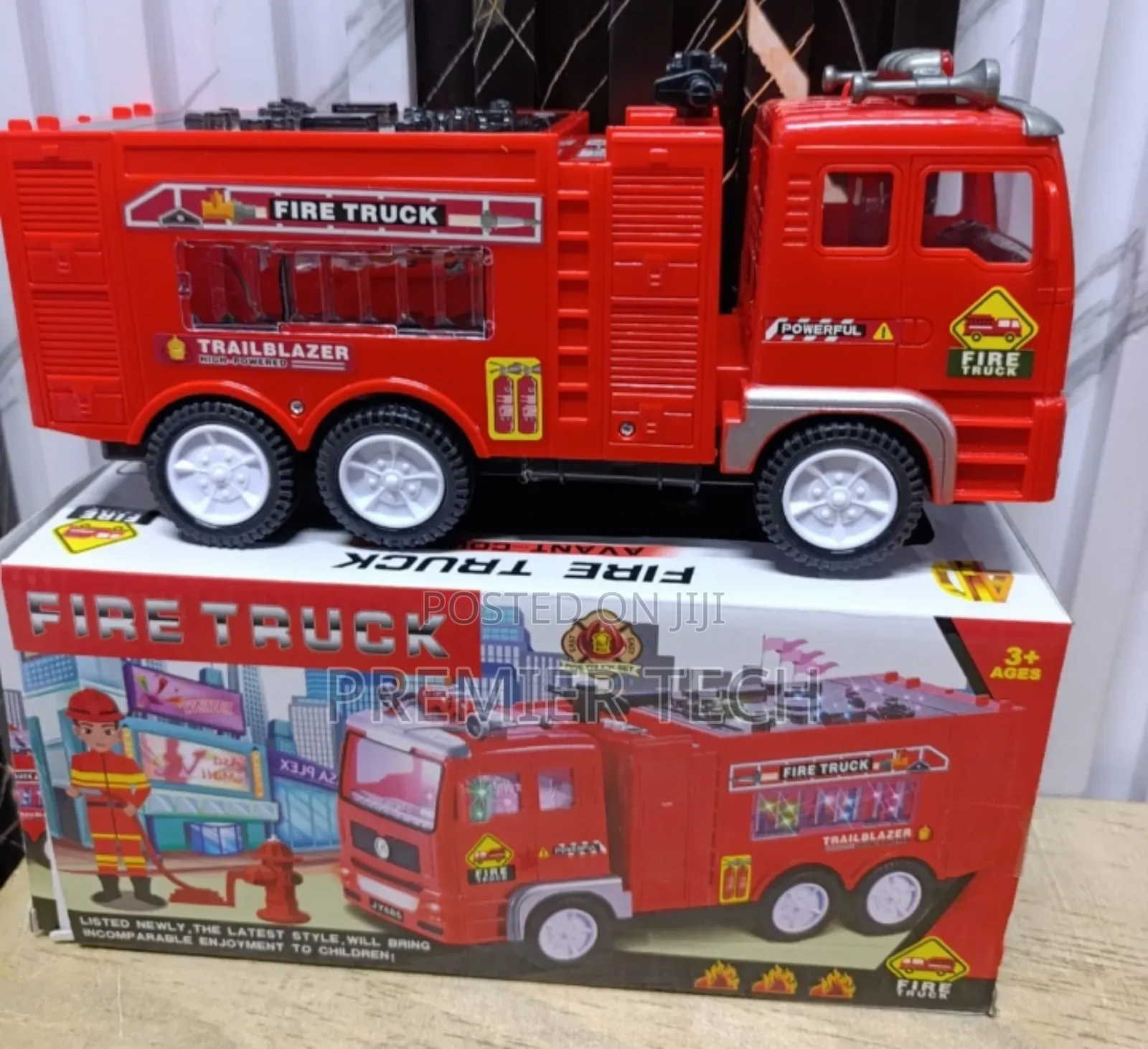 Kids Battery ,Controlled Firetruck With Sound and Light
