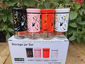 Unique And Classy Glass Marble Coated Salt Shakers