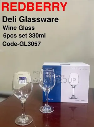6 PCS Wine Glasses 330 Ml