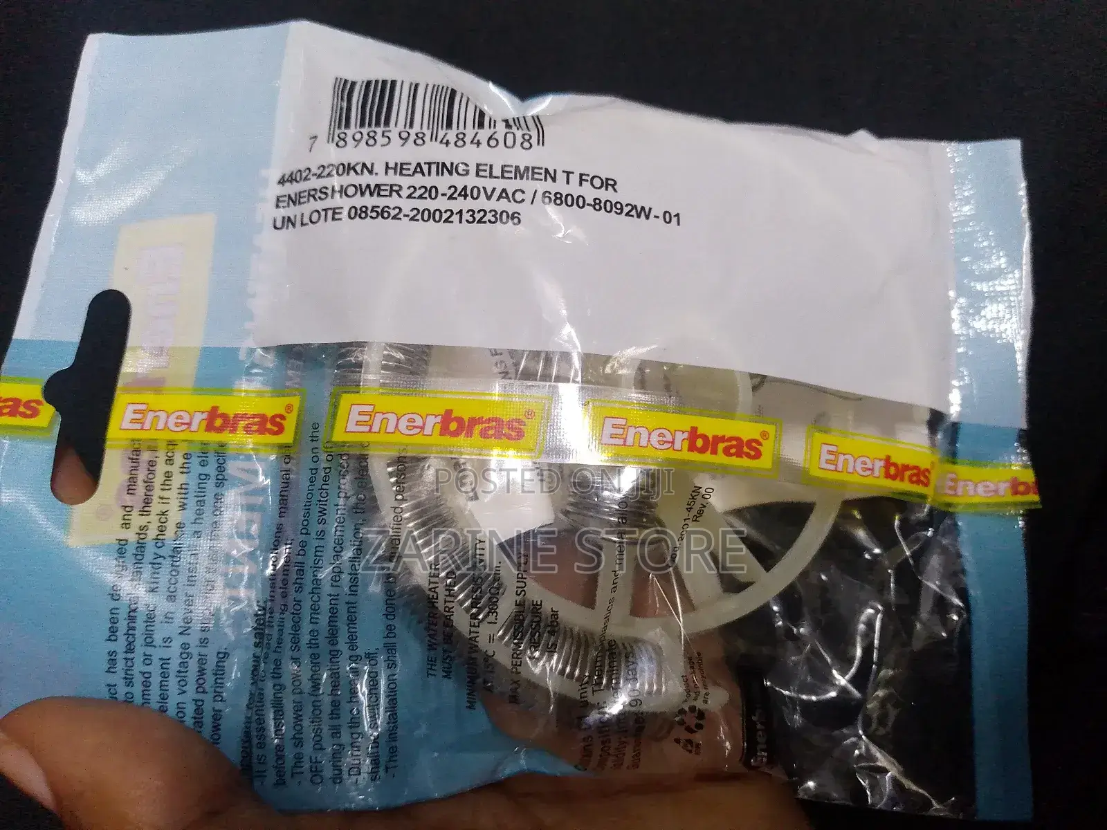 Enerbras Instant Shower Head Heat Element Replacement Part 4t