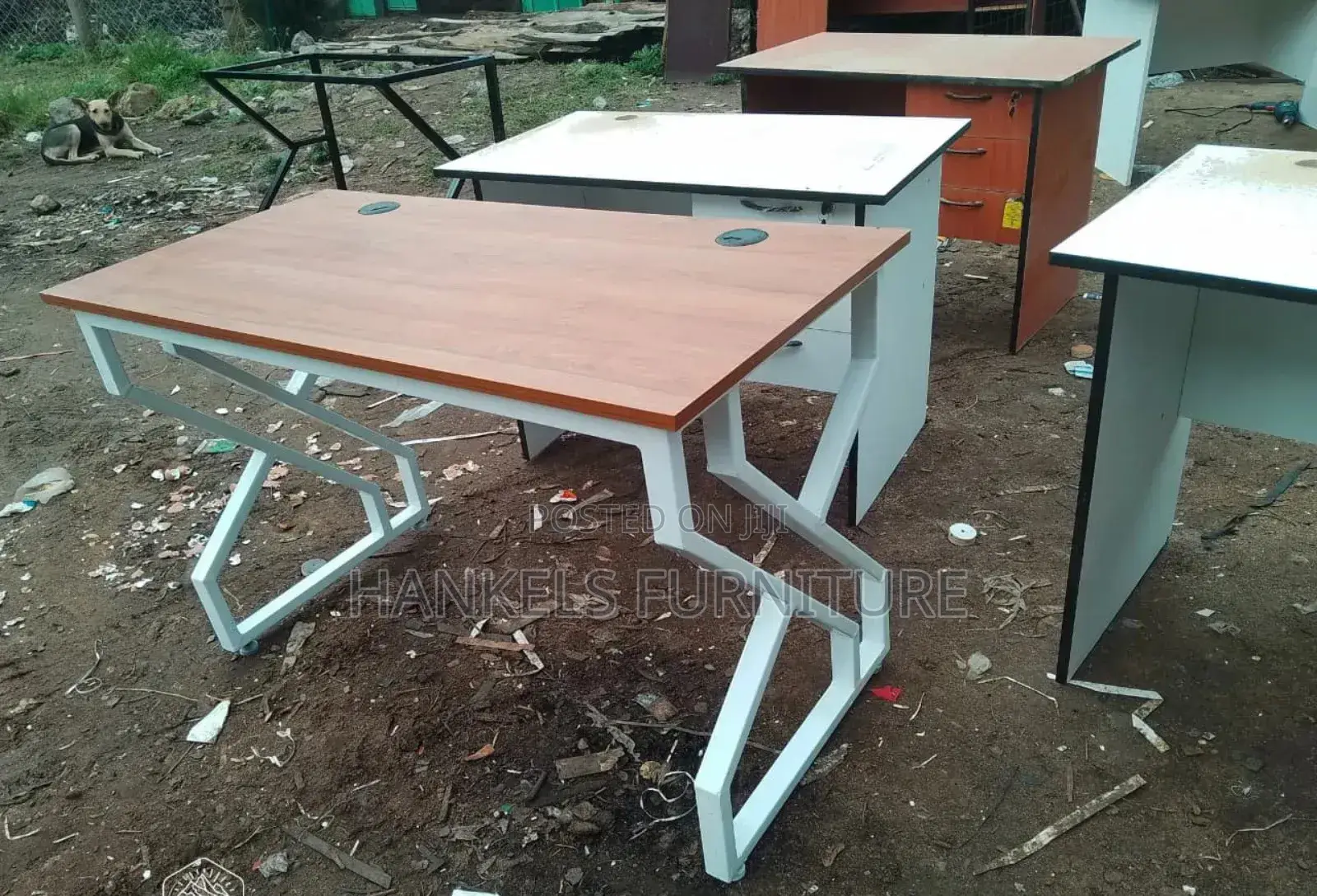 Durable Office Metallic Desk