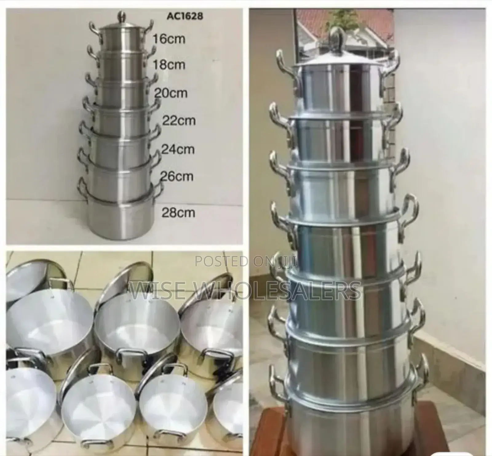 Tornado 14 Pcs Stainless Steel Cookware