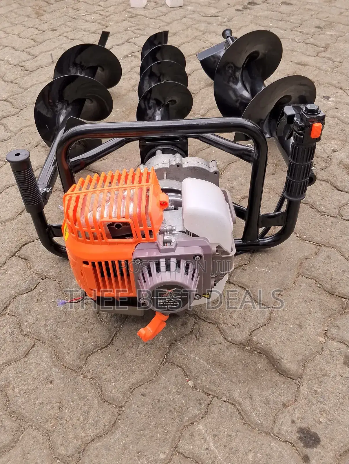 4 Stroke Earth Auger Drill Machine -3 Bits