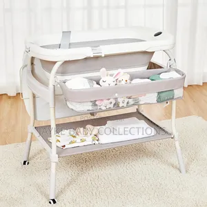 2-in-1 Baby Bathtub Changing Table With Thermometer