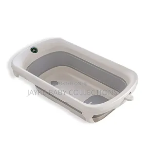 2-in-1 Baby Bathtub Changing Table With Thermometer