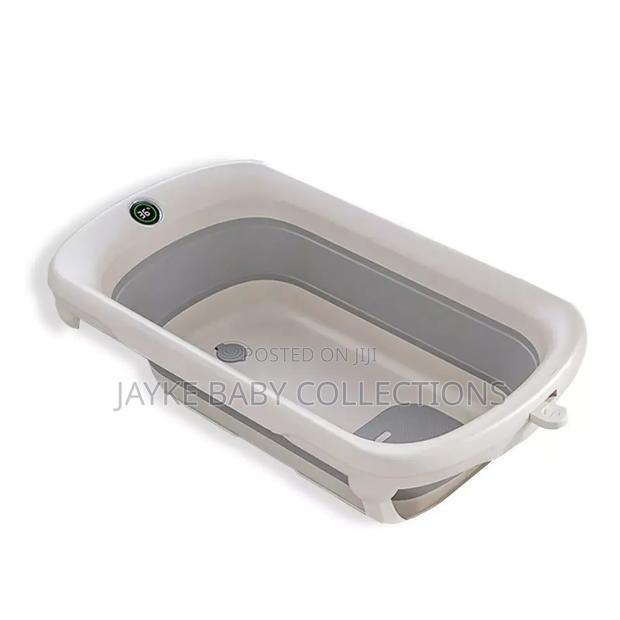 2-in-1 Baby Bathtub Changing Table With Thermometer - thumbnail 5