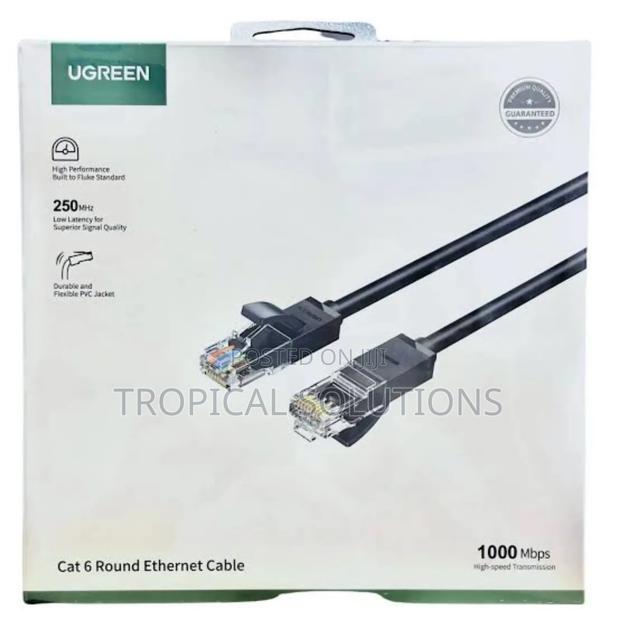 Ugreen Cat6 Utp Ethernet Cable 3m Black Cable - main view