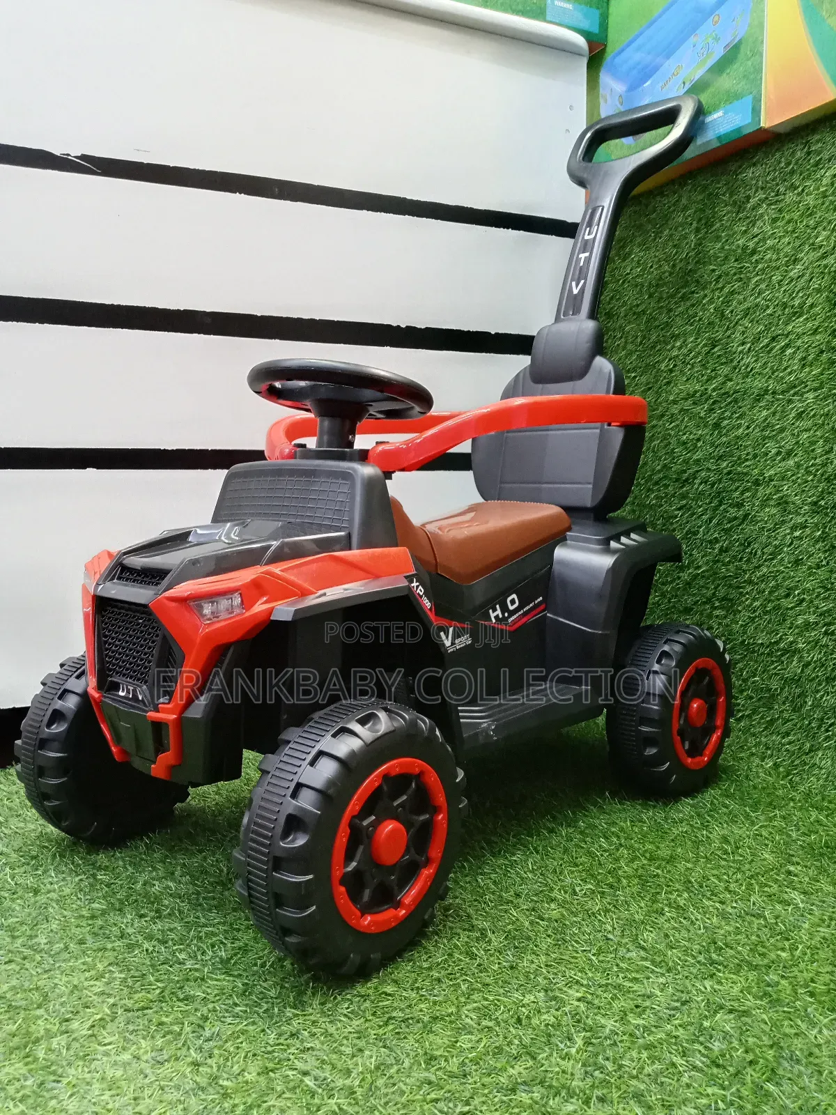 Toddlers Ride on Car With Push Handle