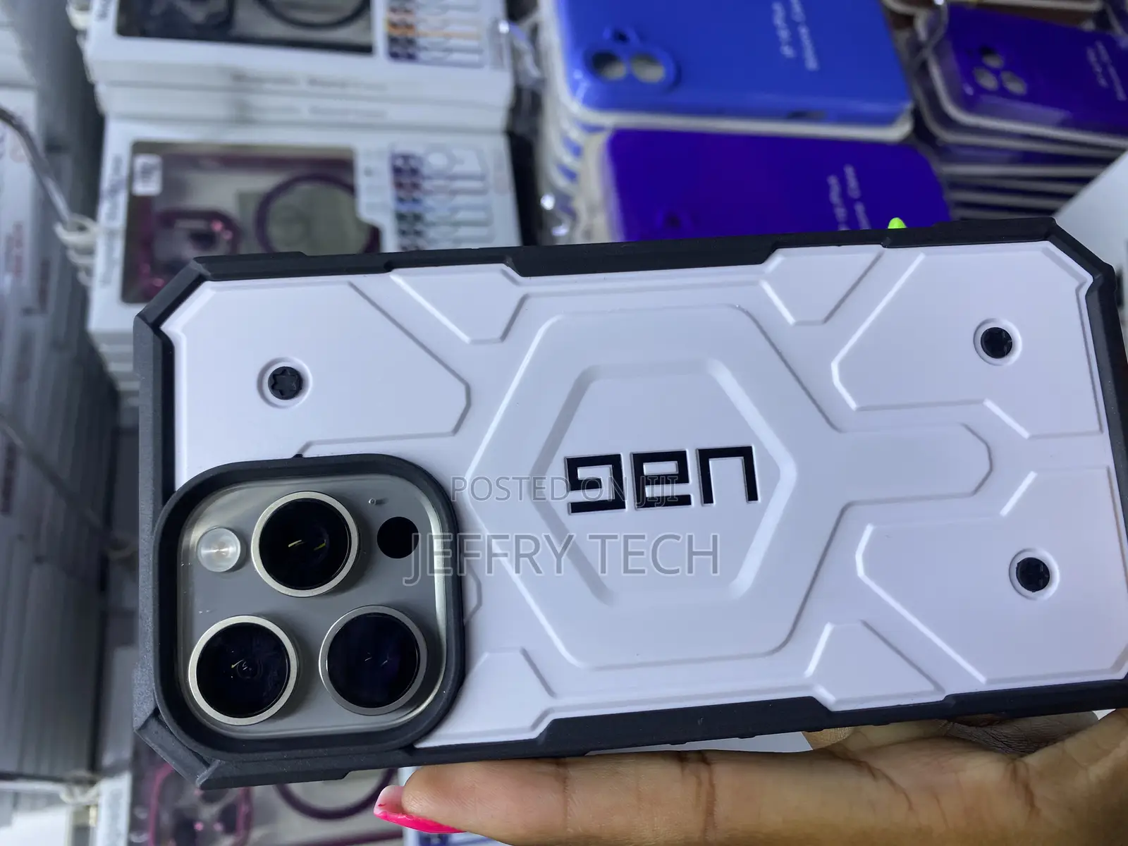 Rewa Urban Armor Gear Uag iPhone 15 Pro Max Case