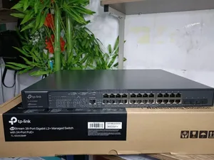 Tplink Jetstream 28port Gigabit L2+ Managed Switch 24 Poe+ Tl-Sg3428mp