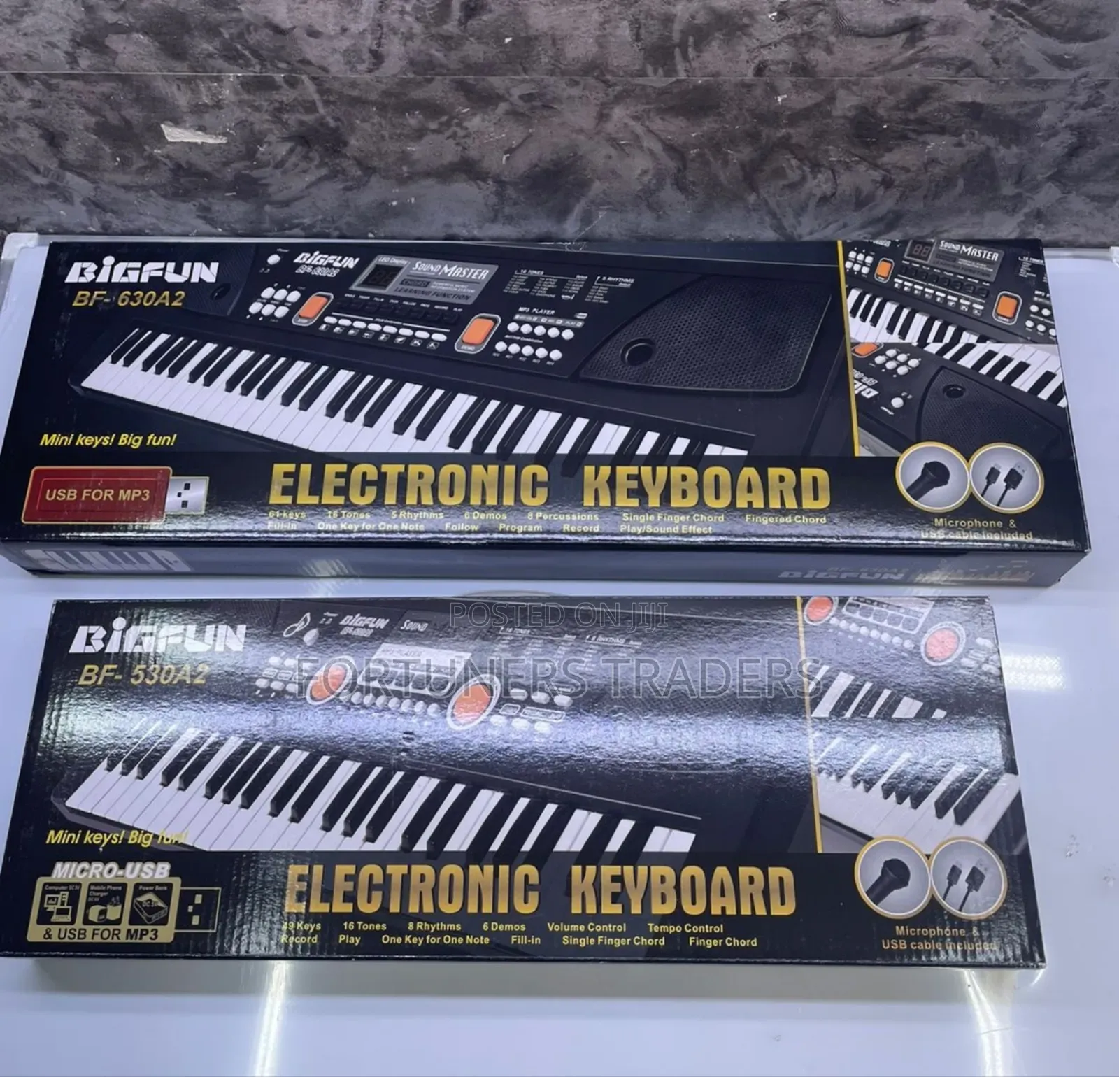 61keys Bigfun Kids Piano With Microphone