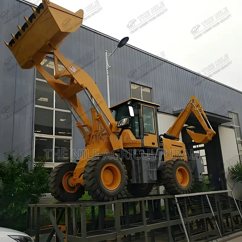 Industrial Series Auto-Leveling and Joystick Control Backhoe Loaders