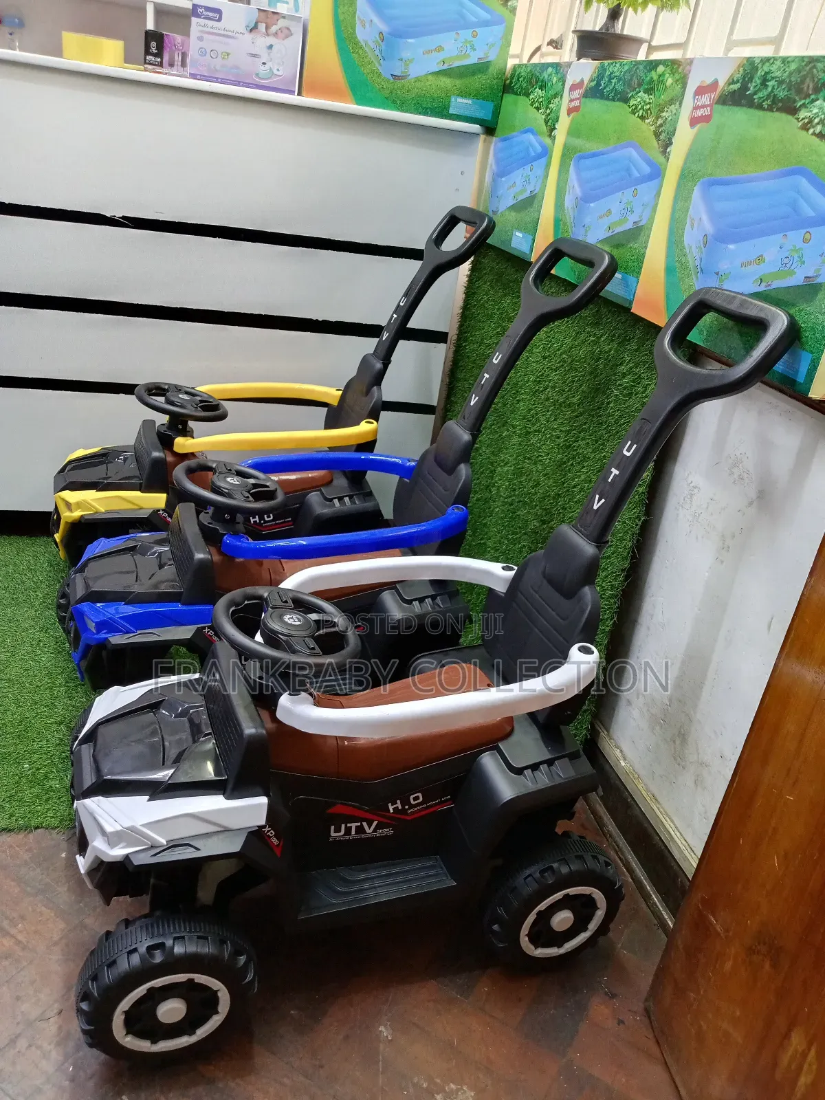 Junior Push Handle Ride-on Car