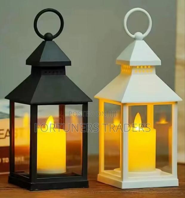 Transparent Glass Candle Holder - main view