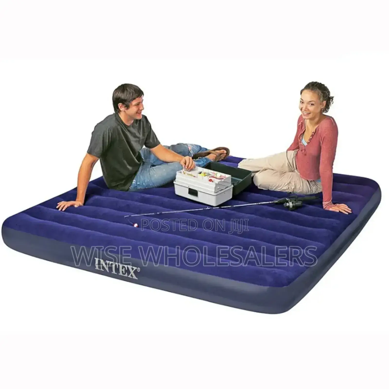 Intex Inflatable Mattress – 4feet By 6 Feet Plus Free Pump