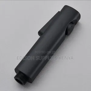 Black Arabic Shower Bidet Spray With Black Flex Pipe Bathroom Sprayer