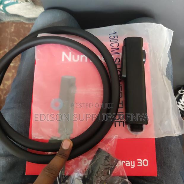 Black Arabic Shower Bidet Spray With Black Flex Pipe Bathroom Sprayer - thumbnail 7