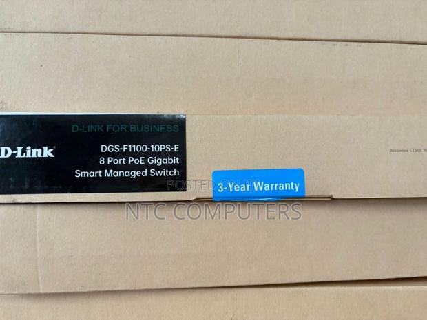 Dlink 8 Port Switch( DGS F1100-10ps-E )8 Port Smart Nmanaged Switch