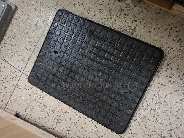 24 Inches by 18 Inches Cast Iron Manhole Cover.