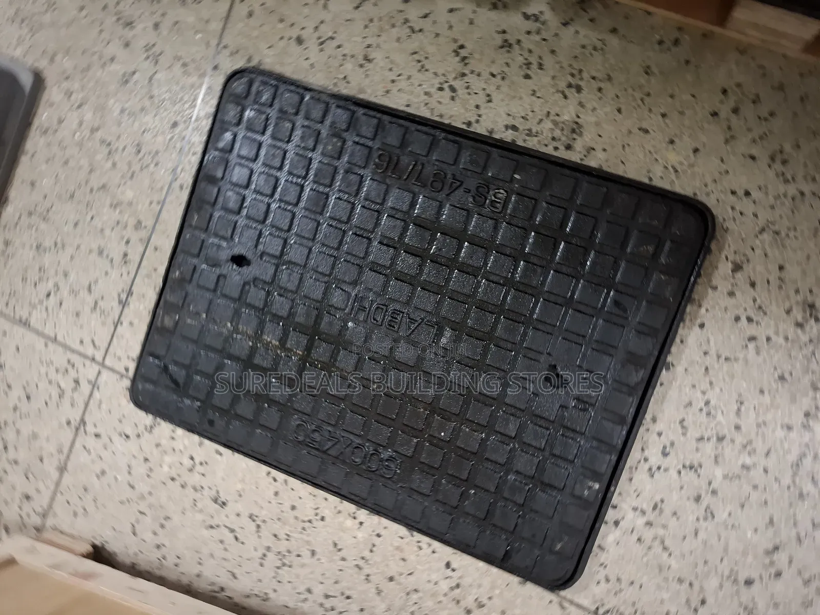24 Inches by 18 Inches Cast Iron Manhole Cover.