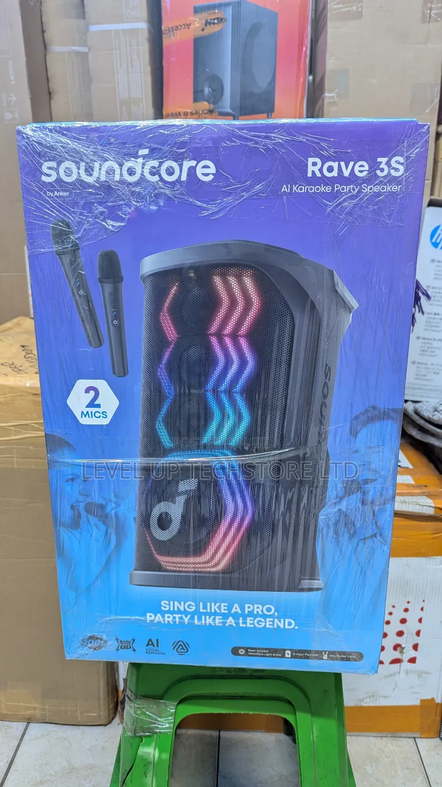 Soundcore by Anker Rave 3s Wireless Karaoke Party Speaker