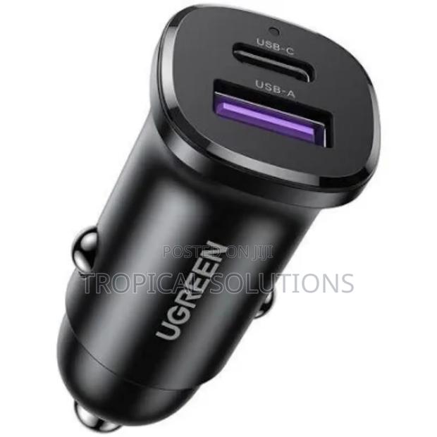 Ugreen 63w 2-Port Fast Car Charger Ec701 - thumbnail 2