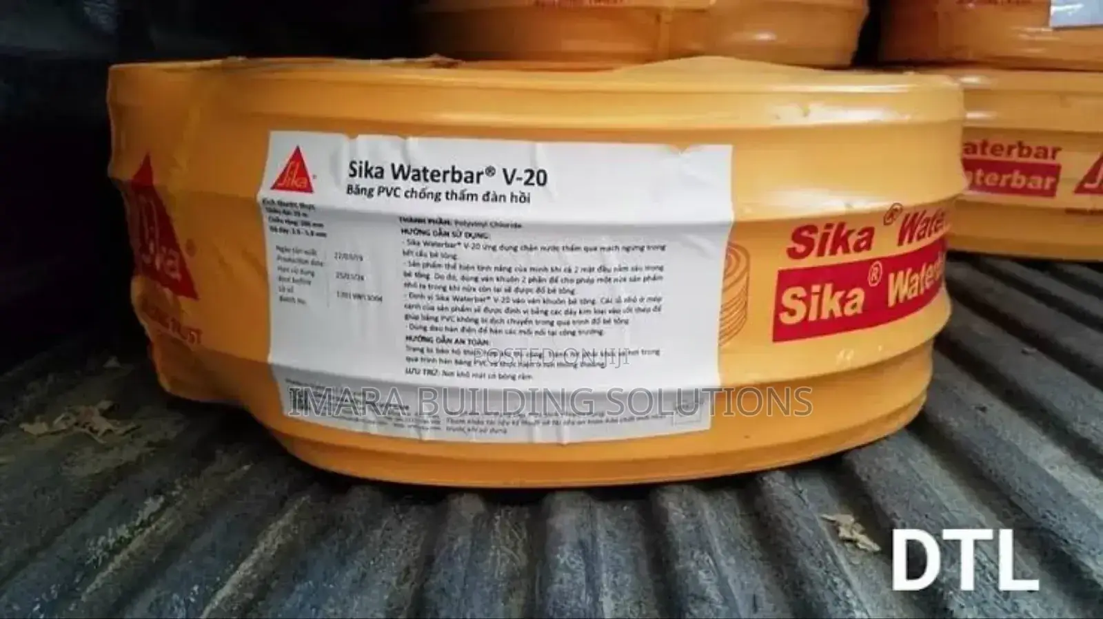Water Bar V20 – 30 Metres Heavy-duty Joint Seal