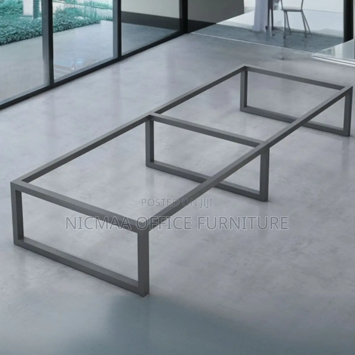 Office Table: 3m Advanced Boardroom Table Metallic Frame