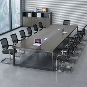Office Table: 3m Advanced Boardroom Table Metallic Frame