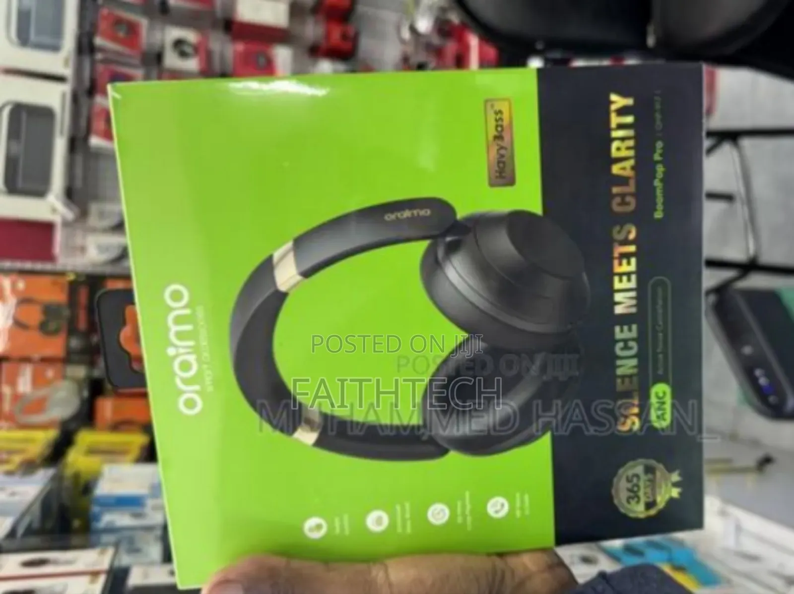 Oraimo Boompop N Ohp-915n *65hrs Playtime Active Noise Cancellation