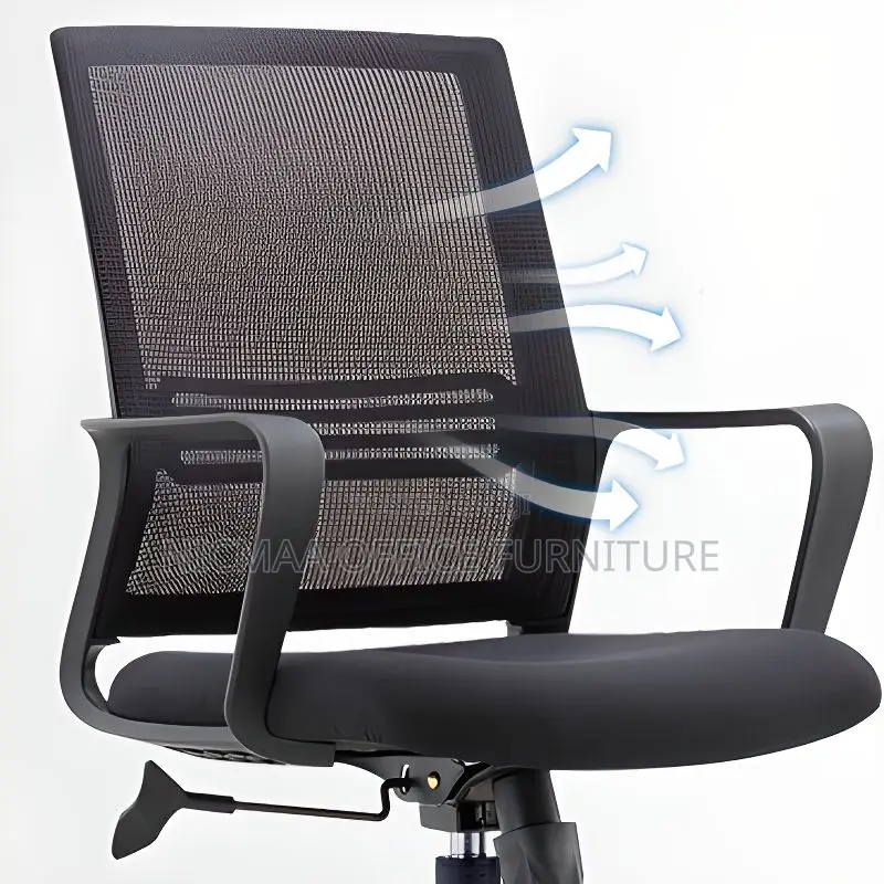 Office Seat: Captain Strong Medium Back Mesh Seat