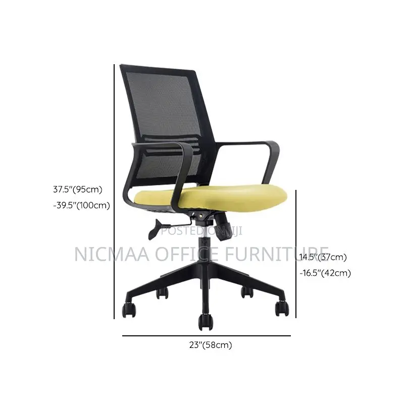 Office Seat: Captain Strong Medium Back Mesh Seat