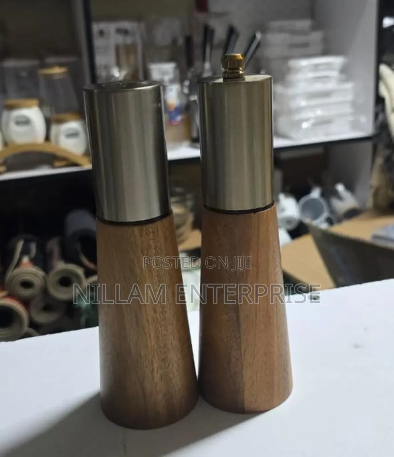 Luxury Kitchen Pepper Salt Grinder 2pcs Set