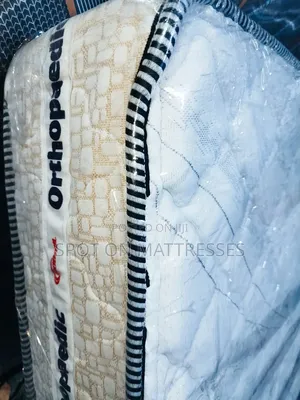 3by6 And 4by6 8inch Bobmil Spring Mattresses + Free Delivery.