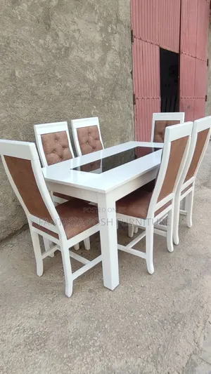 White Dining Set - Free Delivery