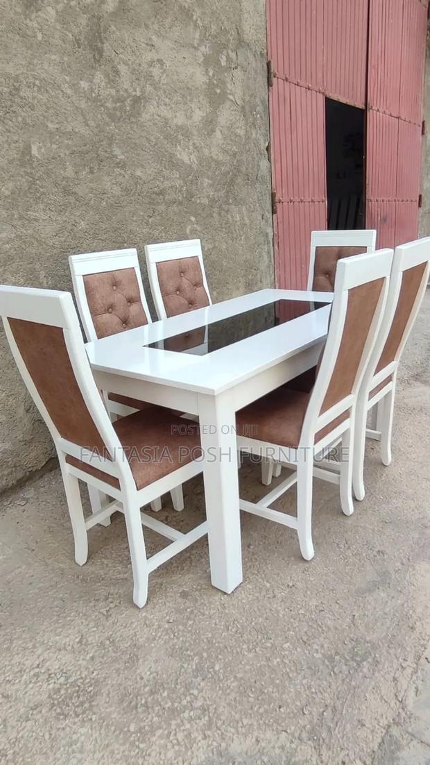 White Dining Set - Free Delivery