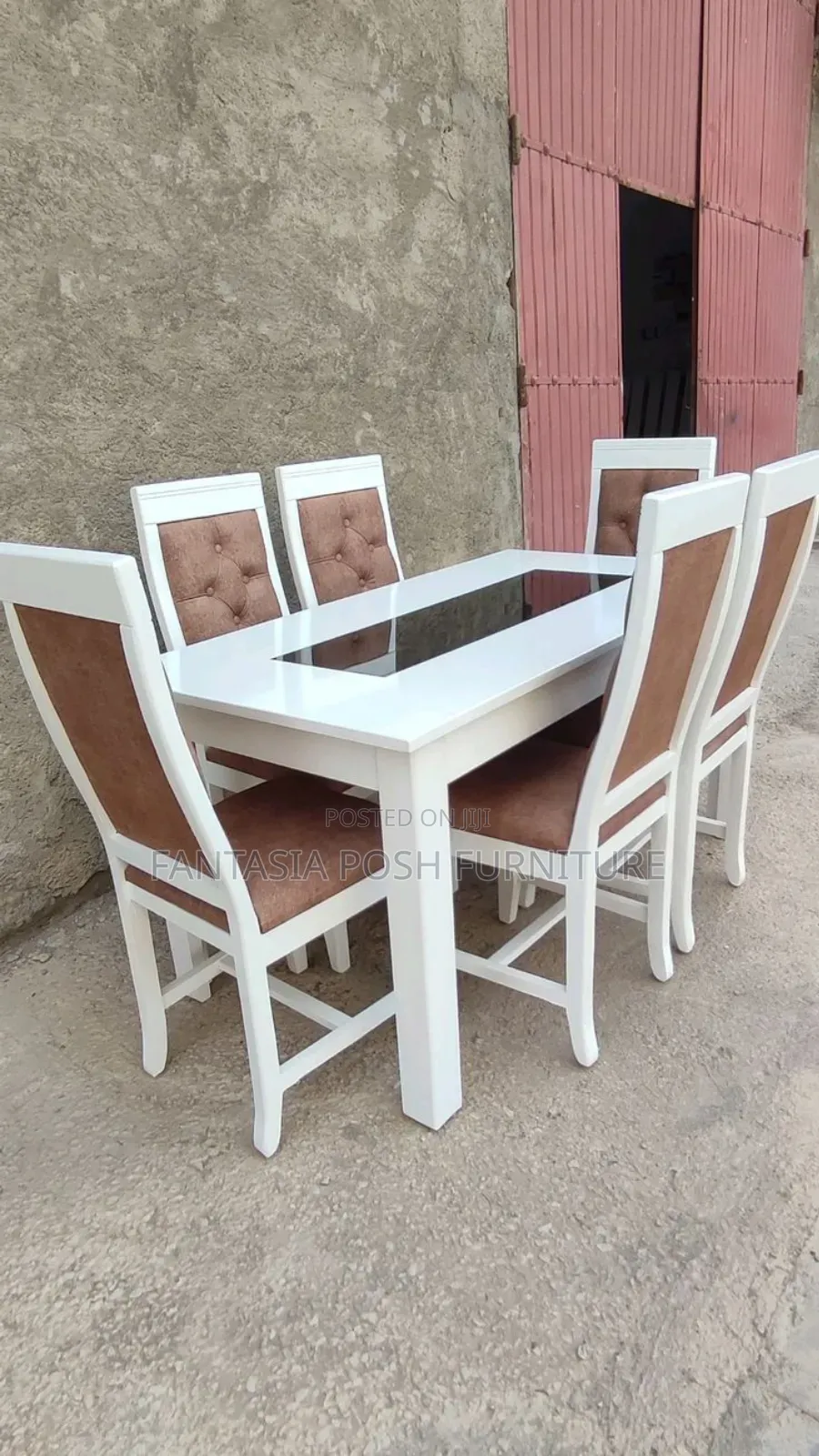 White Dining Set - Free Delivery