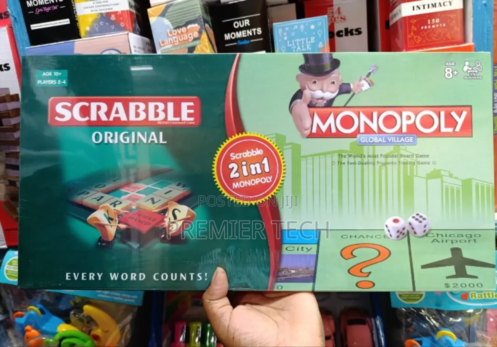 2 in 1 Monopoly Scrabble