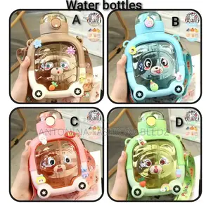 Kids Water Bottle With a Teddy Bear Design