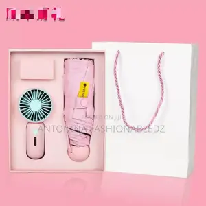 Umbrella and a Fan Gift Set