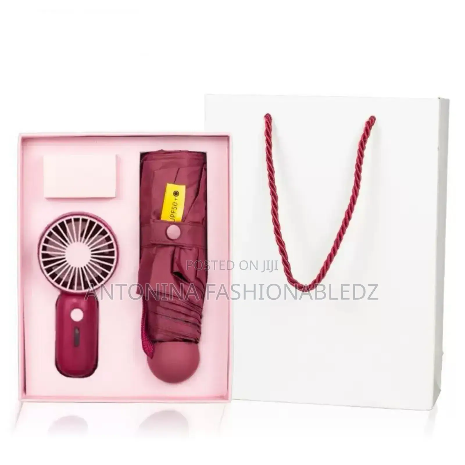Umbrella and a Fan Gift Set