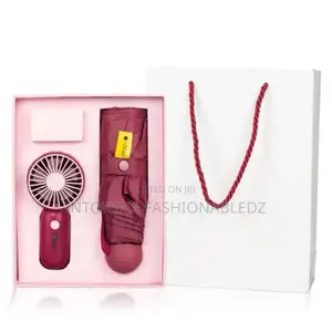 Umbrella and a Fan Gift Set
