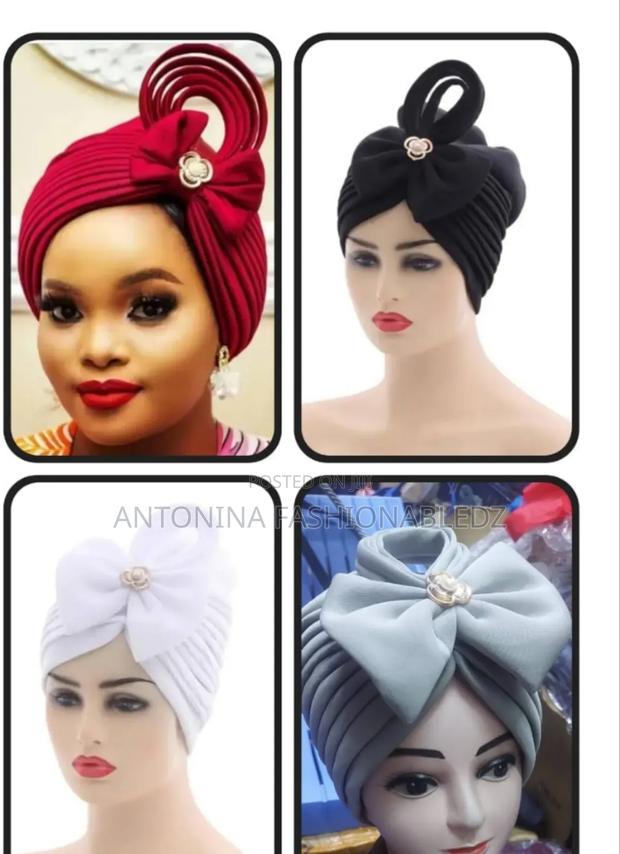 Executive Stretchy Head Wrap Turban - main view